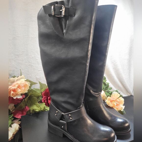 NIB Very Volatile Meridee Black Calf Height Boot - Picture 4 of 13